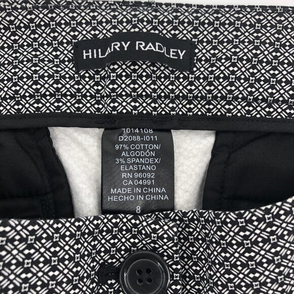 Hilary Radley Black & White Capri Pants | Perfect for Any Occasion - Picture 2 of 5
